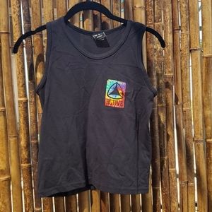Tie dye active tank top